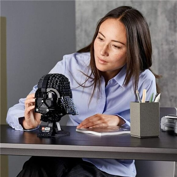 Star Wars Darth Vader Helmet LEGO Set Display Model Kit Collectible Gift - Picture 2 of 7